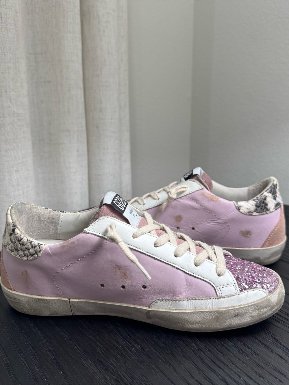 Golden Goose Superstar Sneakers Glitter Multi Pink 36. New without box/dustbag. - Picture 5 of 8